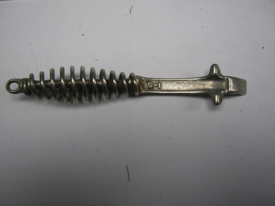 Vintage Cast Iron Wood Stove Lid Cover Lifter Vented Straight Handle eBay