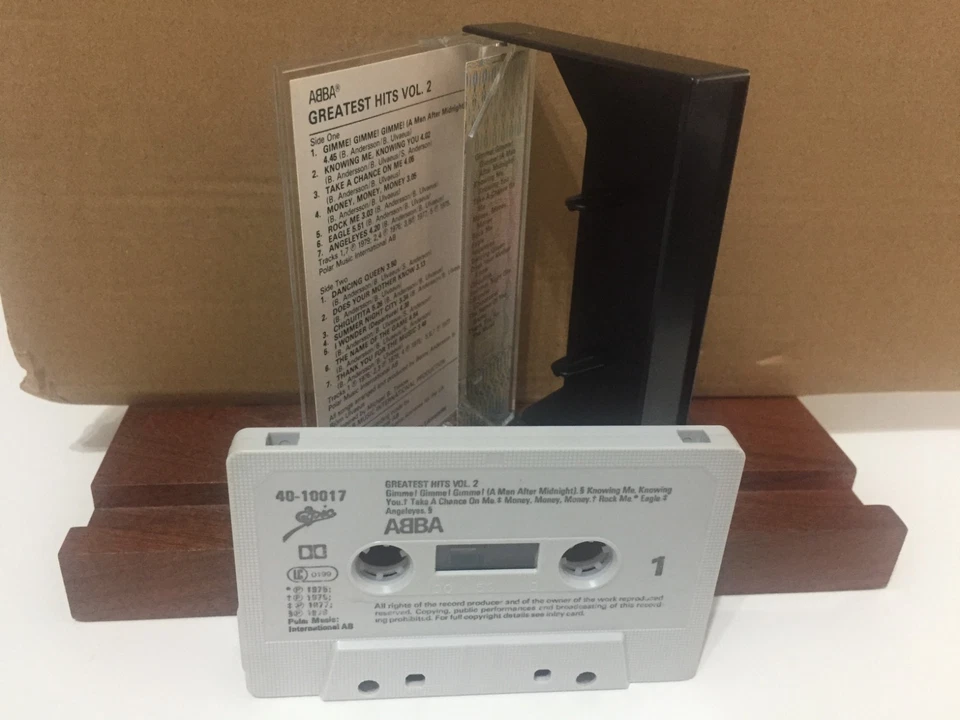 ABBA GREATEST HITS VOL.2 AUDIO CASSETTE TAPE 1980 - Image 3 of 3