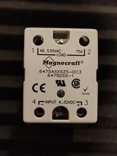 Magnacraft SSR W6475DSX-1 With HBC Controls HBC-25HDA-Z Din Rail Heat Sink