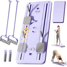 Premium 8-in-1 Abs And Push-up Exercise Board , Folding Pilates Board