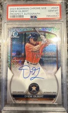 2023 Bowman - Chrome Prospect Mega Box Autographs Drew Gilbert #BMA-DGT (AU, RC)