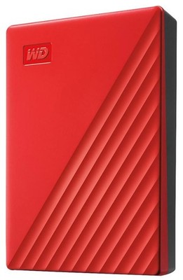 WD - Disque Dur Portable 4 To Rouge