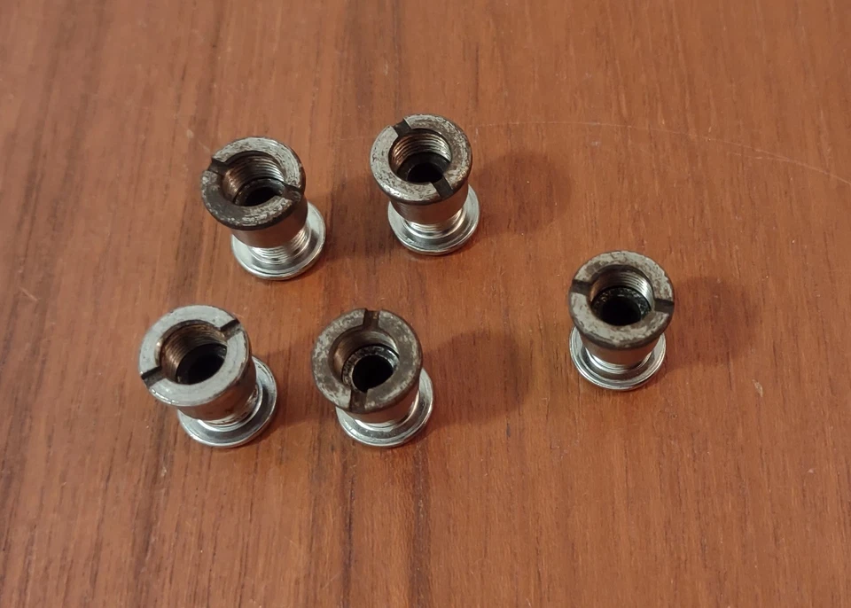 Vintage Old Bike Biking Shimano Double Chainring Bolts Bicycling Cycling - Image 3 of 3