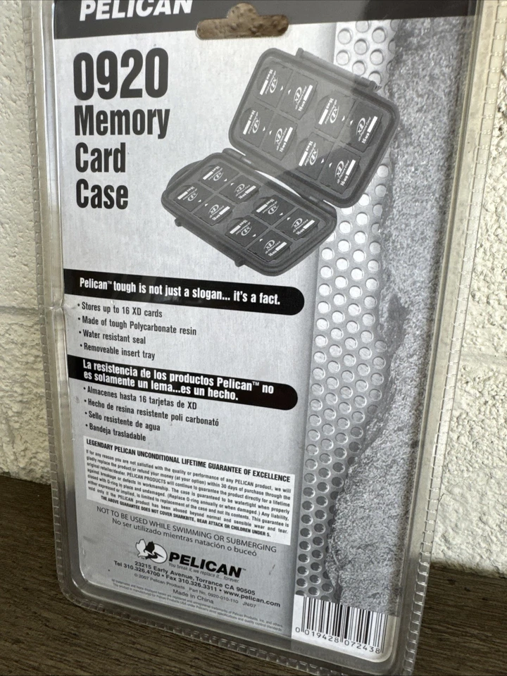 Pelican 0920 XD Memory Card Case XD cards - Holds 16 XD Cards - FREE SHIPPING - Image 3 of 4