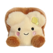 Palm Pals Collection - 5" Buttery Toast Stuffed Animal Plush Soft, Fluffy Touch