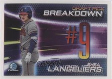 2019 Bowman Draft Chrome Scouts Pick Breakdown Shea Langeliers #BSB-SL c7w