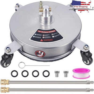 #ad Professional Pressure Washer Surface Cleaner Attachment Fast Efficient Cleaning $71.24