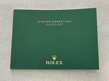 CH 12.2016 Rolex DATEJUST Libretto Booklet Originale