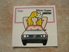 FRANCE VINTAGE FIAT RHYTHM CAR STICKER RARE!  (E483)