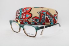 NEW VERA BRADLEY MEADOW DESERT FLORAL DSF BLUE BROWN AUTHENTIC EYEGLASSES 47-15