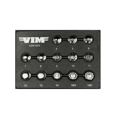 VIM Tools XZN100A Stubby XZN Driver Set Low Profile German Fasteners