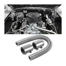 Belomi 24 Stainless Steel Radiator Hose 24 Inch Silver