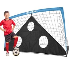6x4FT Portable Soccer Goal for Backyard with Carry Bag - Easy Folding Lightwe...