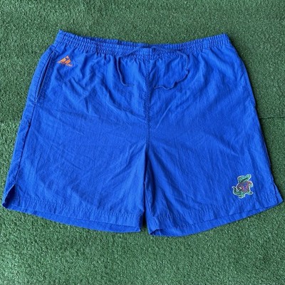 Sz M- Vintage 90s Apex One Florida Gators logo swim trunk shorts men s blue NCAA