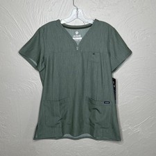 ADAR PRO Heather collection women  s scrub shirt size medium