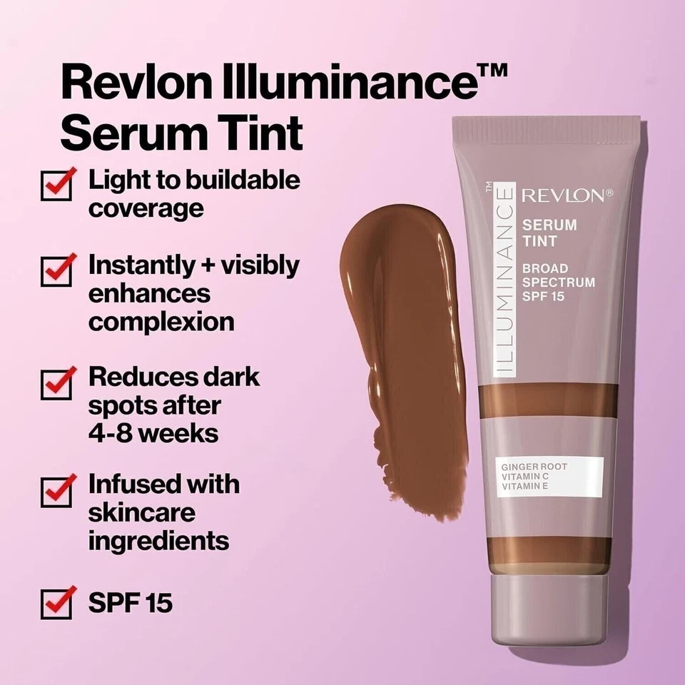 Revlon Illuminance Tinted Serum, Triple Hyaluronic Acid, 601 Soft Nutmeg - Image 3 of 4