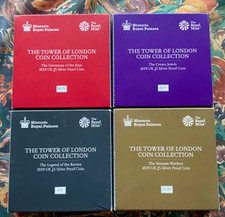 Royal Mint Tower of London Coin collection boxes no coins