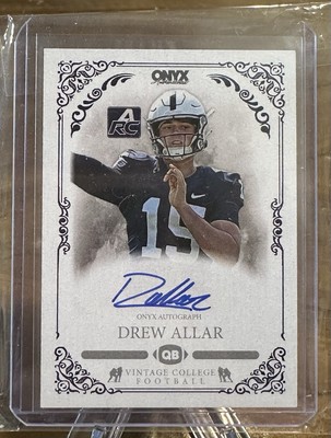 2022 Onyx Vintage College - Autographs Drew Allar #CADA  (AU, RC)