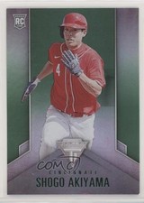 2020 Panini Chronicles Titanium Green Shogo Akiyama #7 0w7