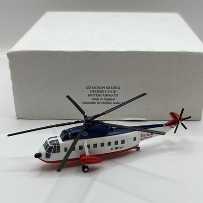 British Airways Sikorsky S-61N Squadron Models 1:200 Handmade UK G-BEWL Diecast