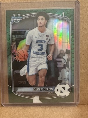 2025-26 Topps Bowman Derek Dixon Chrome Prospects #BCP-37 73/99