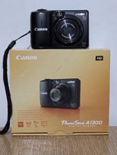 Canon PowerShot A1300 Digital Camera 16MP - 5x Optical Zoom - Black - PLS READ