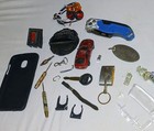 Junk Drawer Lot Miscellaneous Items,Phone Case, Vallete Key, Model Car Parts — photo 3