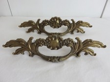 Tiroirs de tiroir anciens ornés, lot de 2