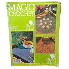 Vtg Magic Crochet #18 Pattern Booklet 23 Patt...
