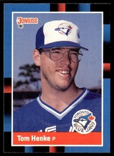 1988 Donruss Tom Henke Toronto Blue Jays #490