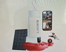 NETVUE Birdfy Hummingbird Feeder with 2 Cameras Solar Powered NEW OPEN BOX ONLY