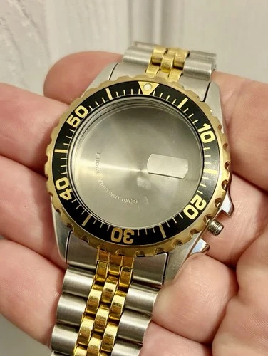 Vintage Seiko 7N36-6A29 Diver 42mm Men’s Watch Case & Bracelet SALESMAN SAMPLE