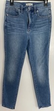 Madwell Women’s Jeans Blue High Rise Skinny Crop