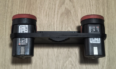   3D-gedruckte dreifache Batteriehalterung für Parkside 12V 4Ah Batterien
