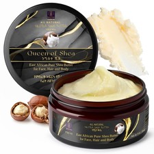 African Shea Butter Raw Organic Unrefined Shea Butter for Face 8 Oz Pack of 1...
