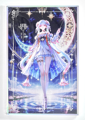 Jinshi Chrono Clock Acrylic Wuthering Waves Board A5 Anime Art Collectible