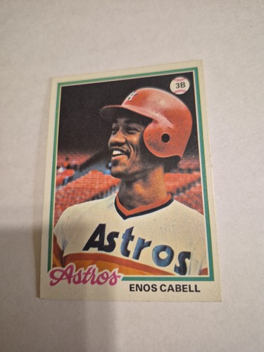 Enos Cabell #132 1978 Topps card