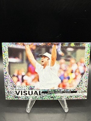 2025 Upper Deck Allure SE #VS-10 Andre Agassi Visual Storytelling Pixel