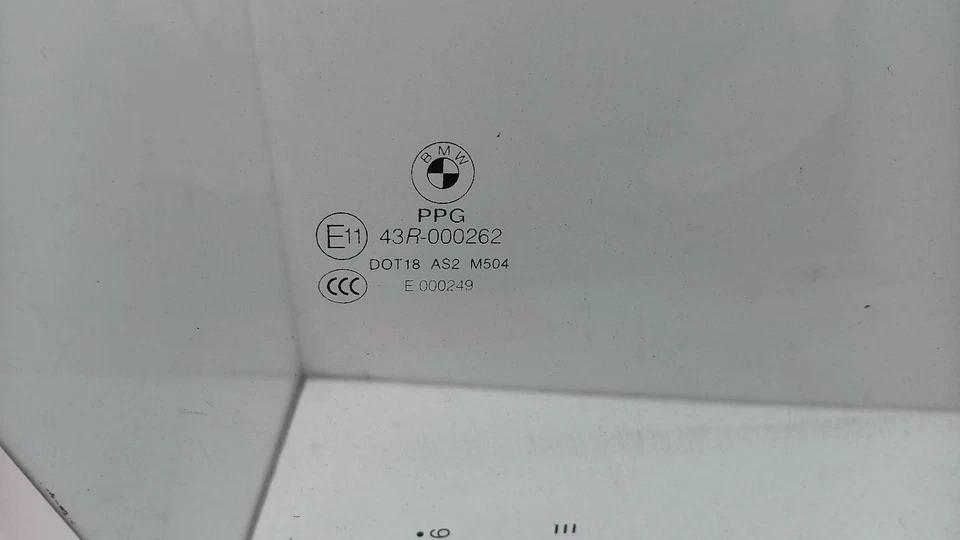 Passenger Right Front Door Glass Rdstr Fits 03-08 BMW Z4 1368992 Foto 4 de 4