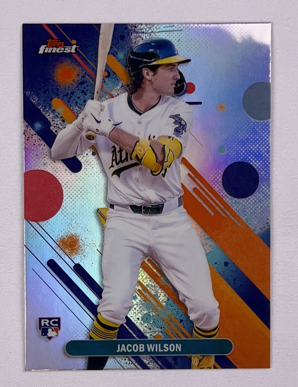 2025 Topps Finest - Common Jacob Wilson #61 Refractor (RC)