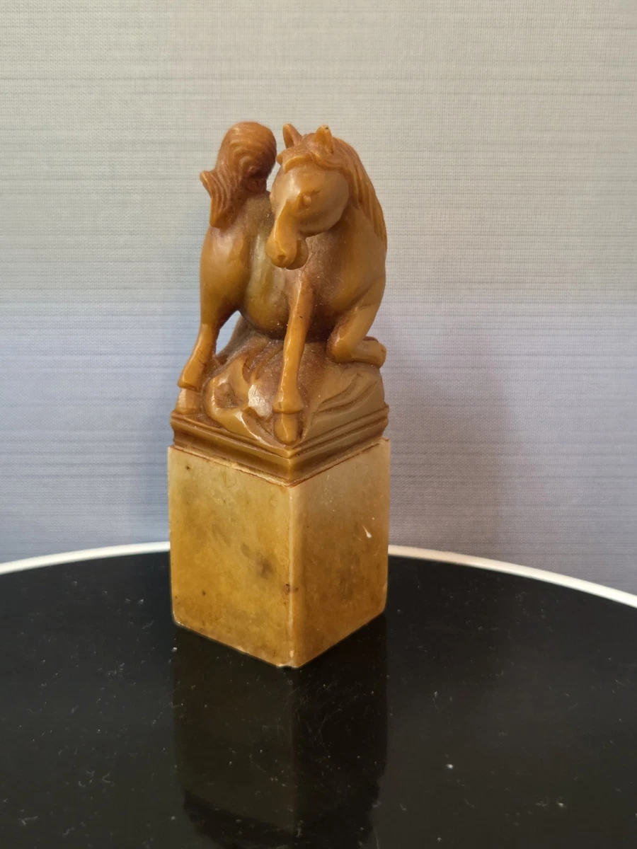 黄色中国寿山石主要古董原始古董| eBay