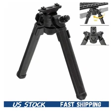 M-LOK Rifle Bipod Tactical Quick-Adjust Bipod for Gun Ideal for AR-15 Aluminum