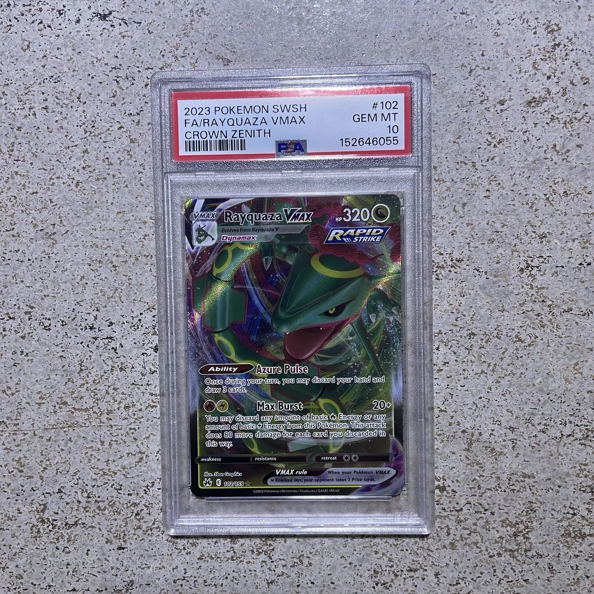 Rayquaza Pokémon TCG Professional Sports Authenticator (PSA) Grade