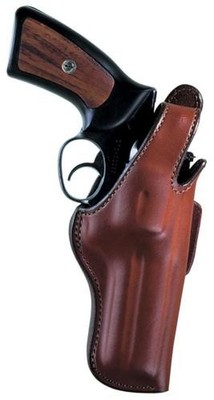 Bianchi Model 5BHL Thumbsnap - S&W 34 Kit Gun 4'' Right Hand Plain Tan
