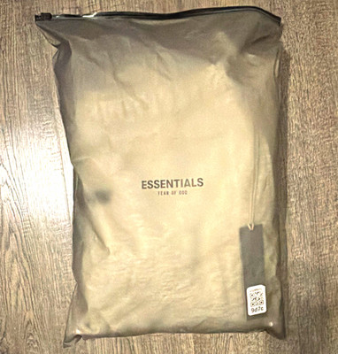 Essentials Fear of God Light Oatmeal Sweatpants Men's Large