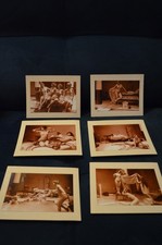 PHOTOS ANCIENNES FEMMES NUES 1930.LOT DE 6.PIN UP 1900/1930