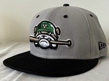 Jackson Generals MiLB On-Field Alternate Grey/Black New Era 59FIFTY Hat 7 1/8