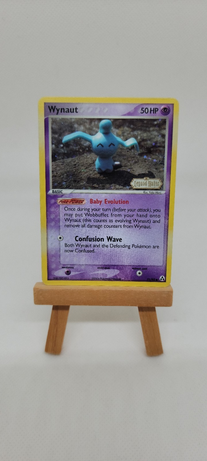 Wynaut 71/92 Legend Maker Reverse Holo NEAR MINT 2006 Pokémon TCG