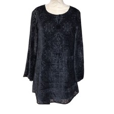 Show Me Your MuMu Black Velvet Knockout Dress Size Small