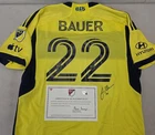 Nashville SC JOSH BAUER Signed Match Used Soccer Jersey 2024 Season YELLOW
